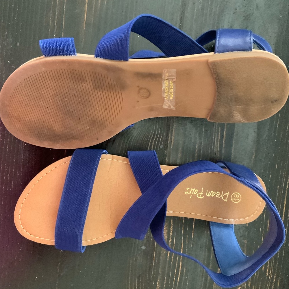 Royal Blue Sandals 6